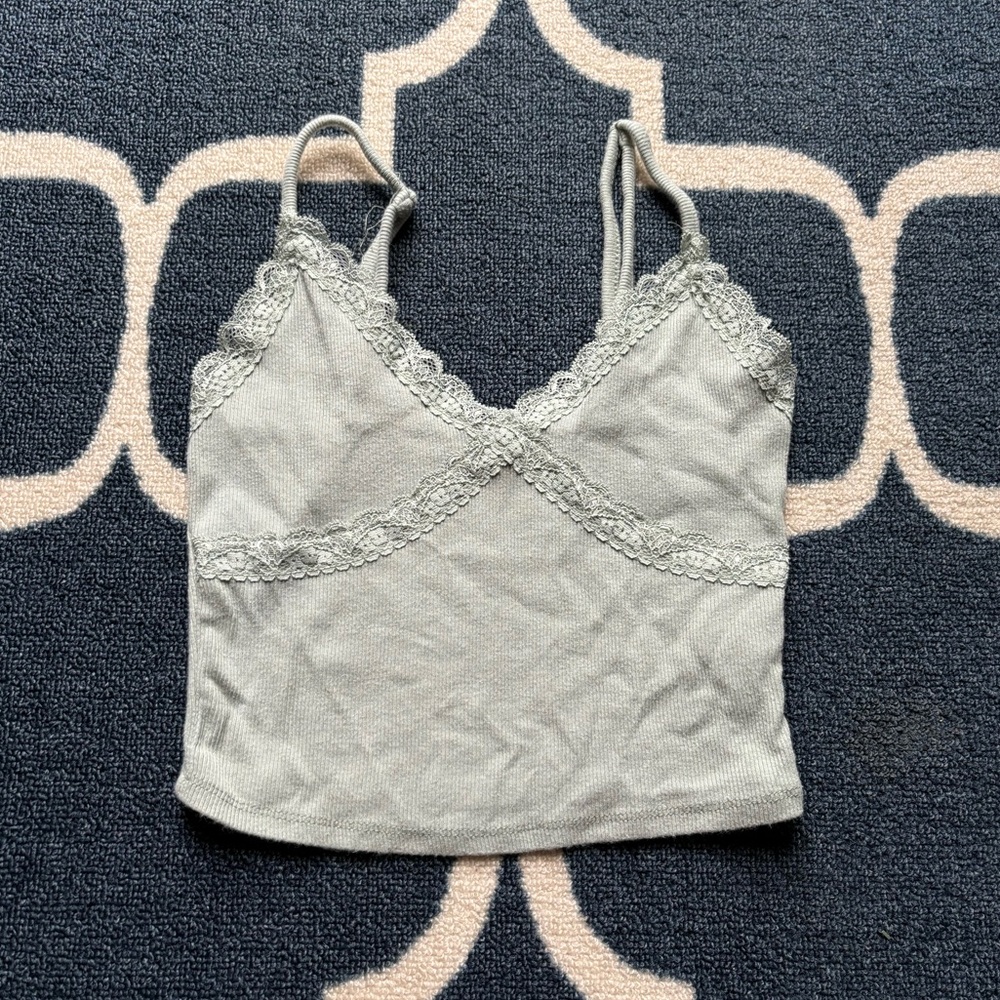 Garage lacy tank top